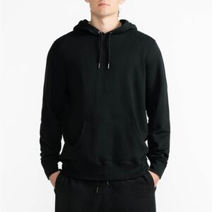 Original Favorites 100% Organic Unisex French Terry Luxe Hoodie in Black